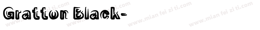 Gratton Black字体转换